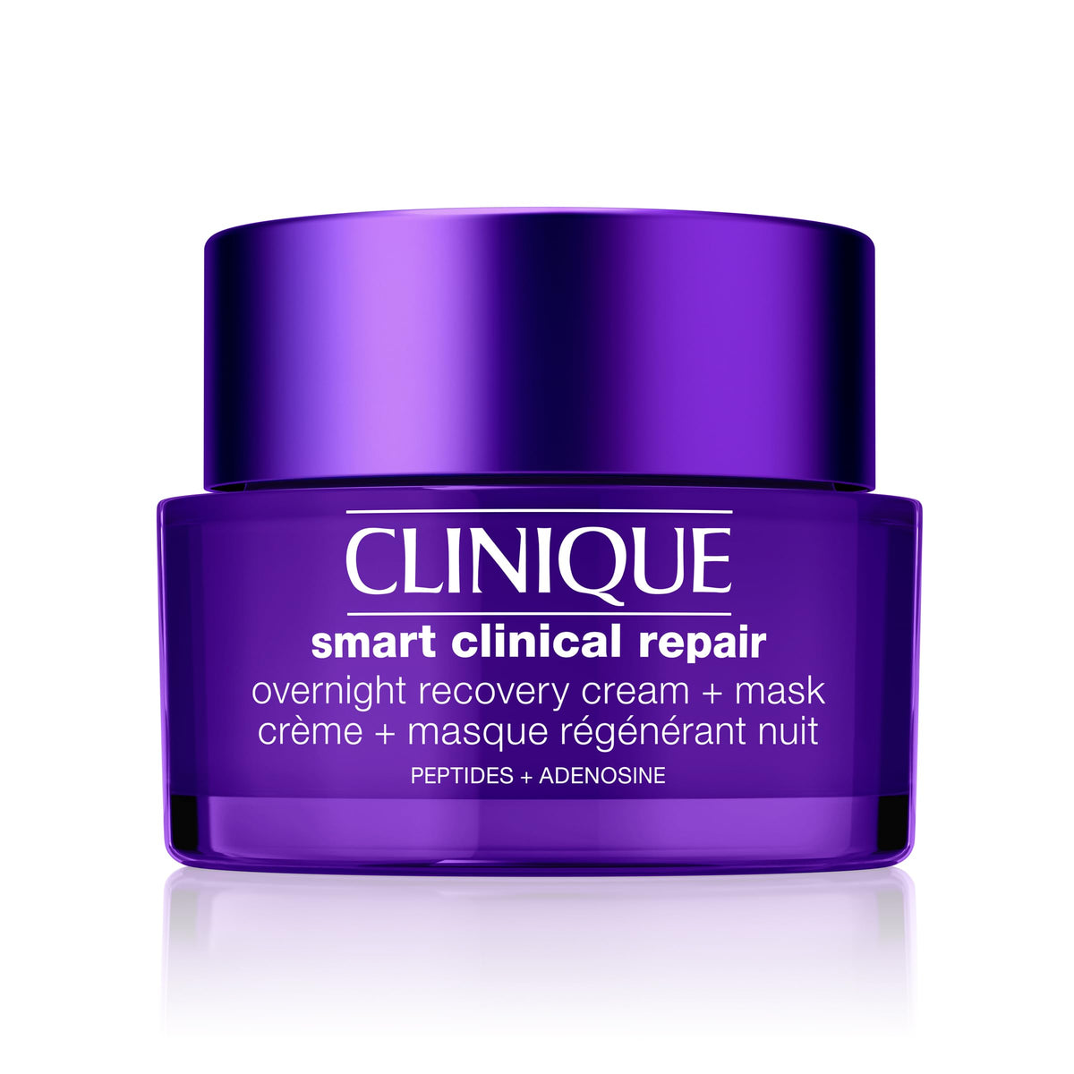 Clinique jar front packaging showing clean clinical design and product identity