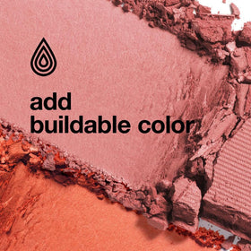 Clinique blusher brush applying New Clover swatch on skin benefit shows true color payoff
