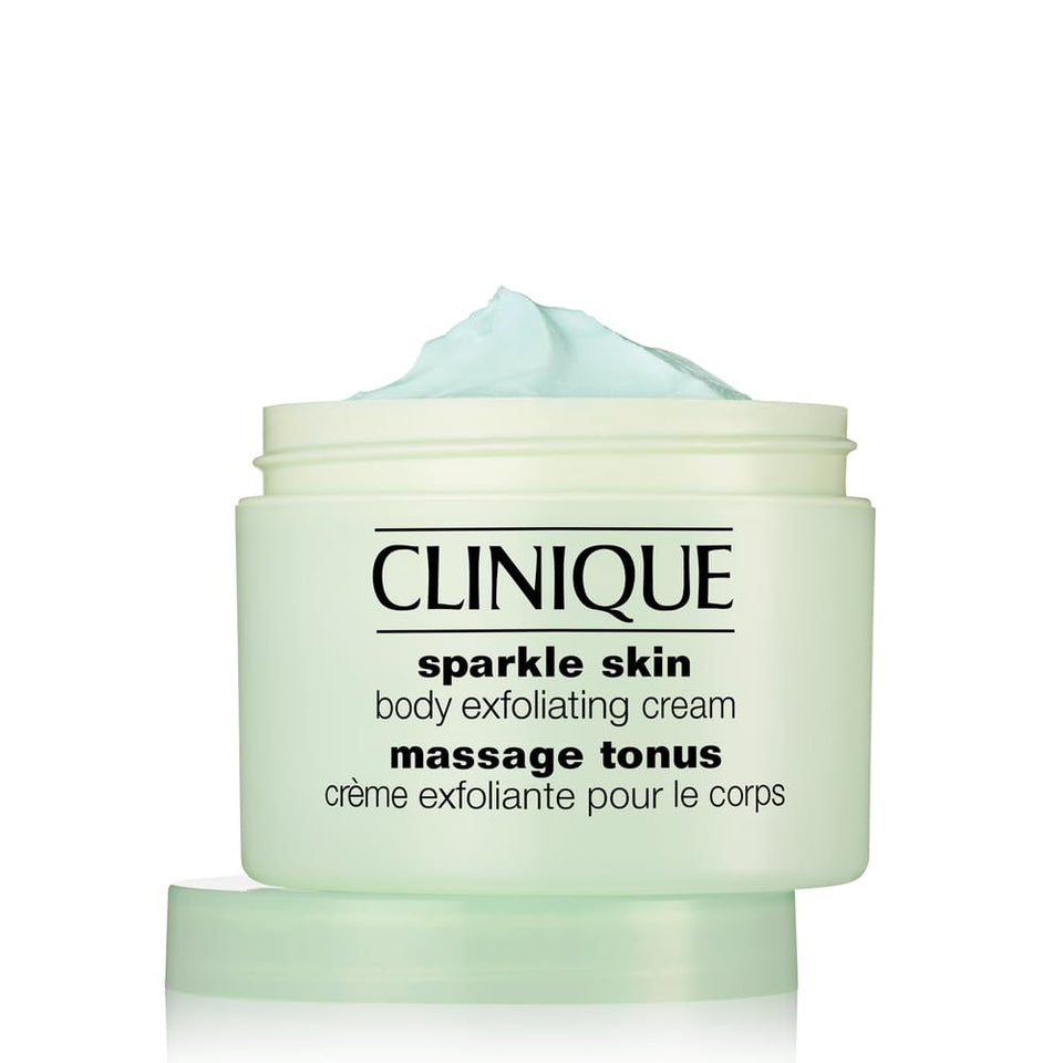 Clinique jar front view showing label and 8.5 oz size, easy identification benefit