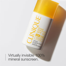 Clinique texture close-up of lightweight mineral fluid for smooth application