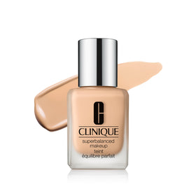 Clinique Superbalanced front packaging showing bottle and shade Sunny, clean presentation