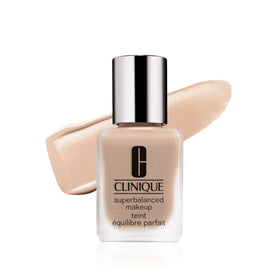 Clinique Superbalanced front packaging showing bottle and shade, helps choose color