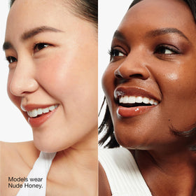 Clinique arm swatches comparing three shades for shade selection help