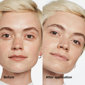 Clinique texture close-up of creamy foundation showing smooth blendability benefit