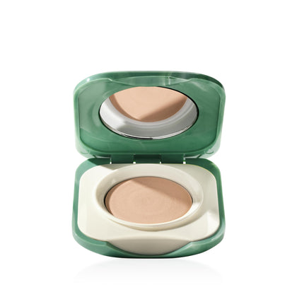 Clinique front packaging showing label and shade Canvas Light, easy identification benefit