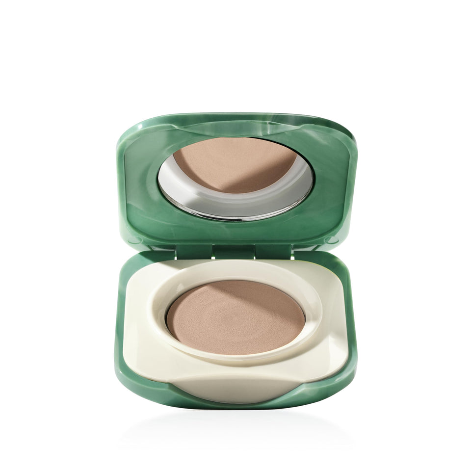 Clinique front packaging showing Nude Rose and compact benefits