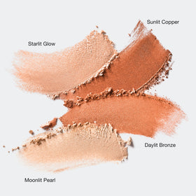 Clinique open compact with mirror showcasing product for easy on-the-go application benefit