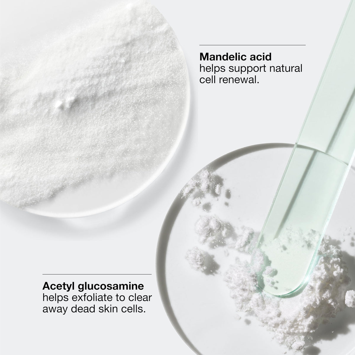 Clinique bottle in hand showing 1 fl oz scale for clear size reference