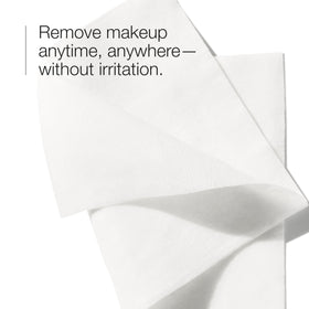 Clinique wipes in a gym bag travel scene for post-workout makeup removal