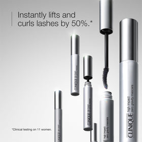 Clinique curved brush close-up demonstrating lift action and precision application