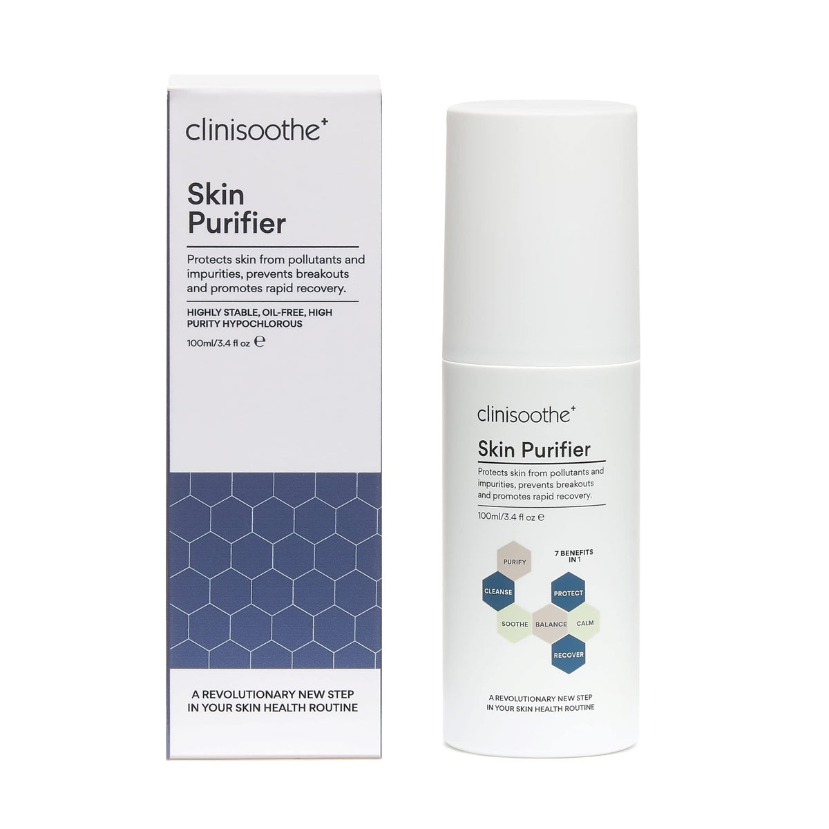 Clinisoothe front packaging showing brand and compact benefit