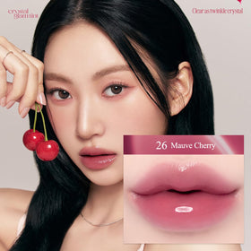 CLIO PROFESSIONAL lip swatch on model showing glossy gradient finish and wearable look benefit