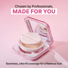 CLIO PROFESSIONAL compact inside a handbag showing on-the-go touch-up ease