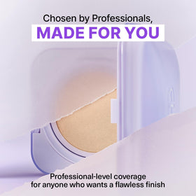 CLIO PROFESSIONAL compact inside a bag showing on-the-go touch-up convenience benefit