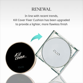 CLIO PROFESSIONAL compact next to coin showing true size and travel-friendly benefit