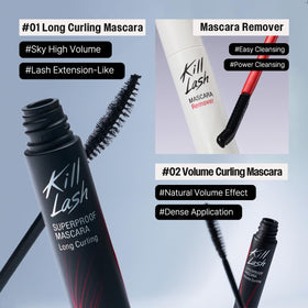 CLIO PROFESSIONAL 002 volume mini wand detail highlighting thicker bristles for fuller lashes