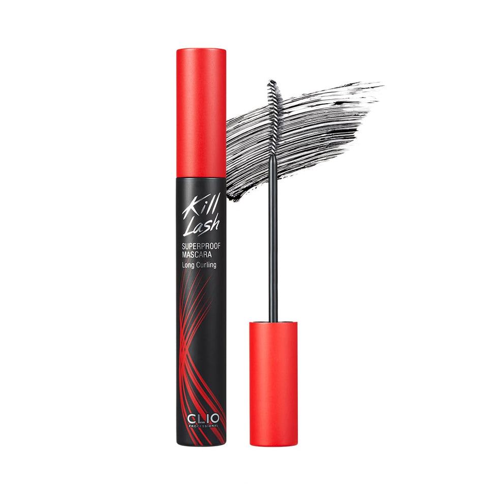 CLIO front packaging showing shade and benefit of long curl