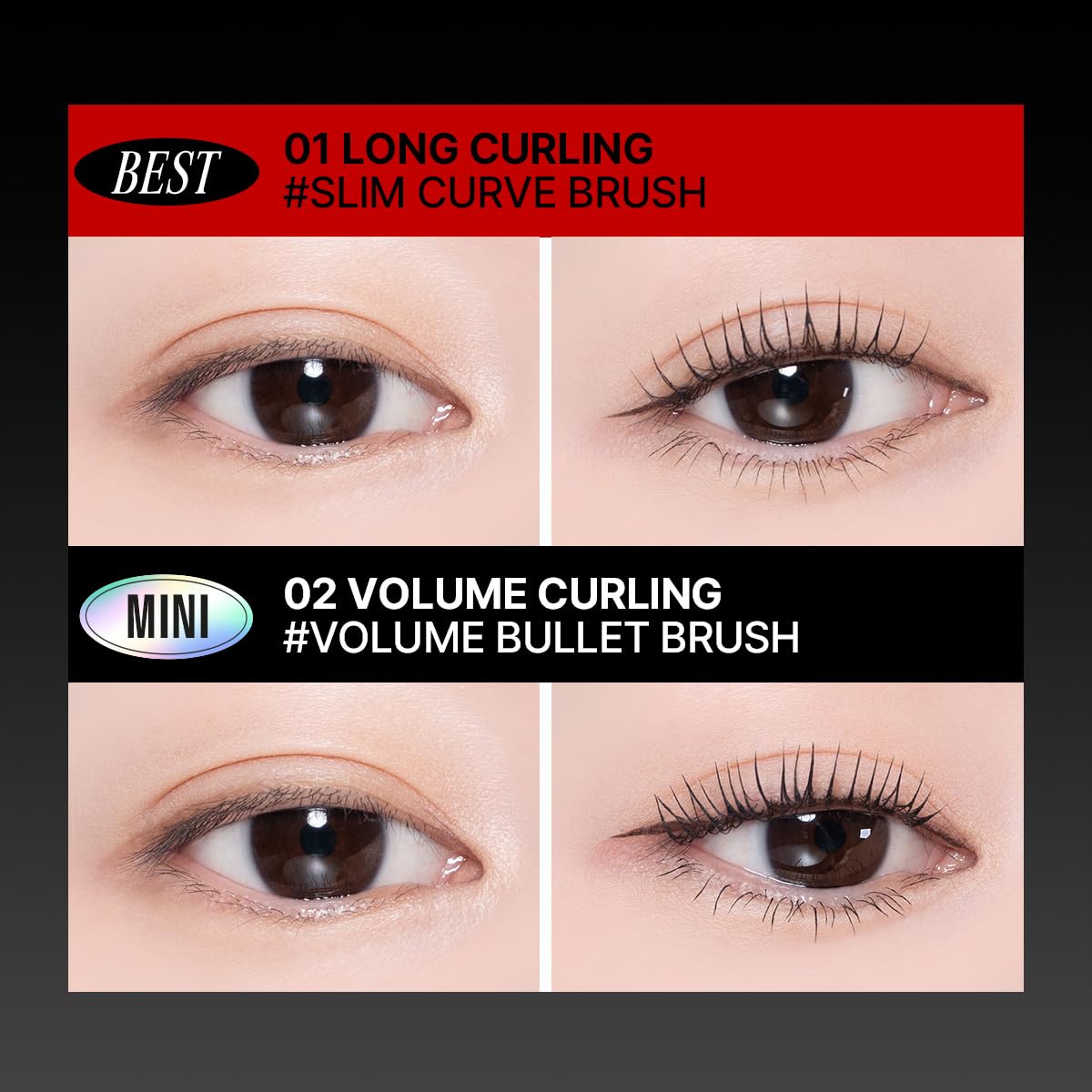 CLIO PROFESSIONAL remover curved brush macro showing precision tool for gentle waterproof removal