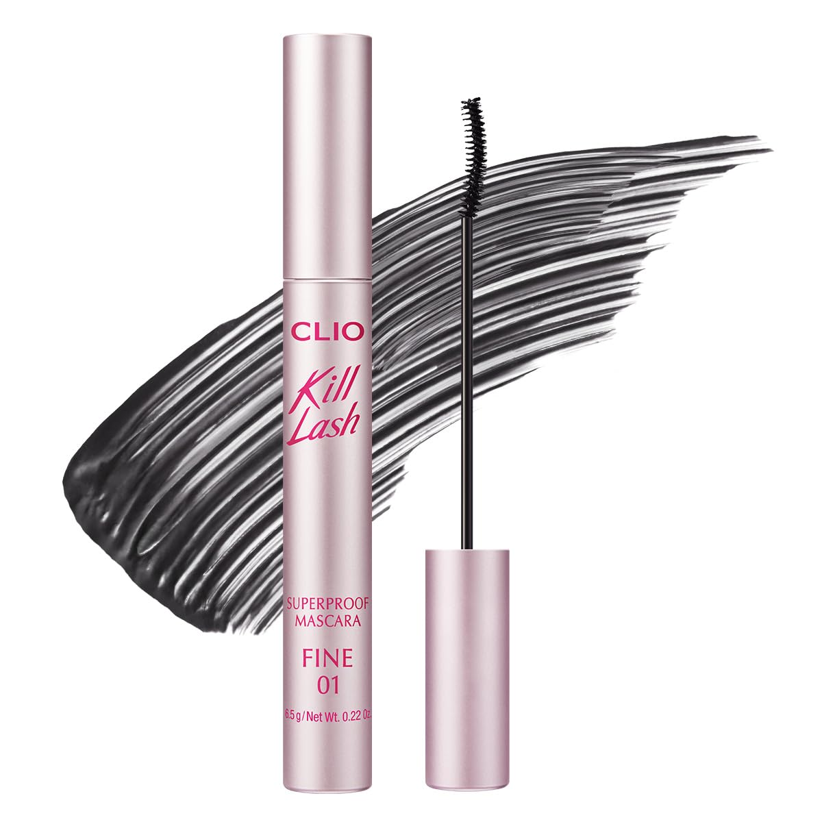 CLIO PROFESSIONAL front tube shot showing compact waterproof mascara