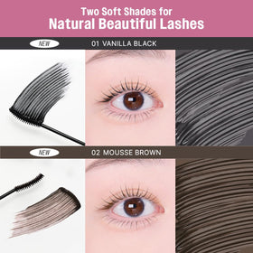 CLIO PROFESSIONAL packaging label showing shade 01 Vanilla Black and features