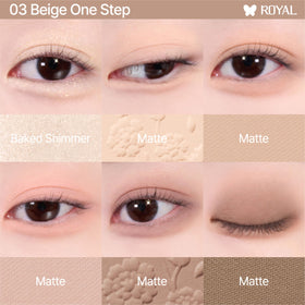 CLIO PROFESSIONAL application on eyelid demonstrating even payoff and subtle shimmer highlight