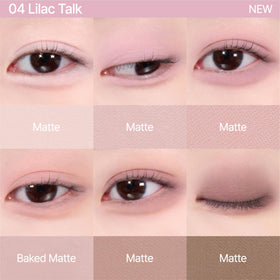 CLIO PROFESSIONAL palette next to a phone to show compact, travel-friendly scale
