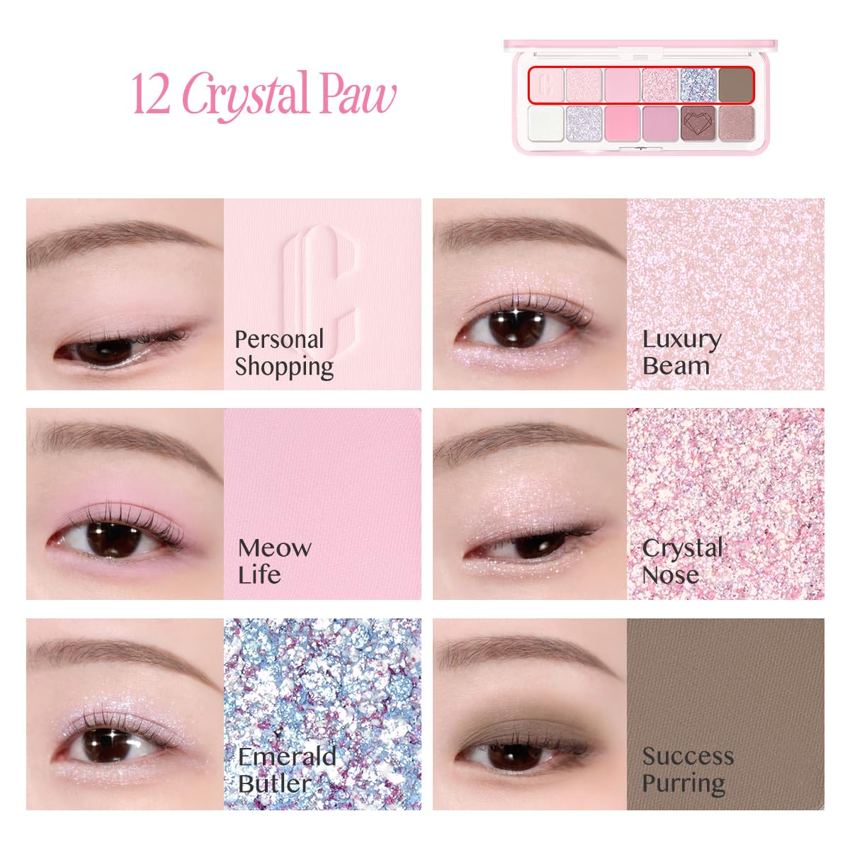 CLIO PROFESSIONAL application with brush demonstrating even blend and low fallout