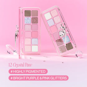 CLIO PROFESSIONAL open palette overhead displays all twelve buildable shades