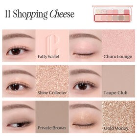 CLIO PROFESSIONAL palette held in hand showing compact size and travel-friendly convenience