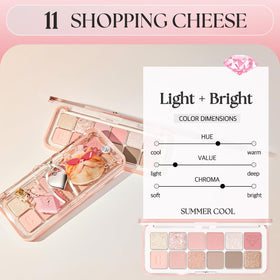 CLIO PROFESSIONAL close-up shimmer shade showing fine micro-sparkle and luminous payoff