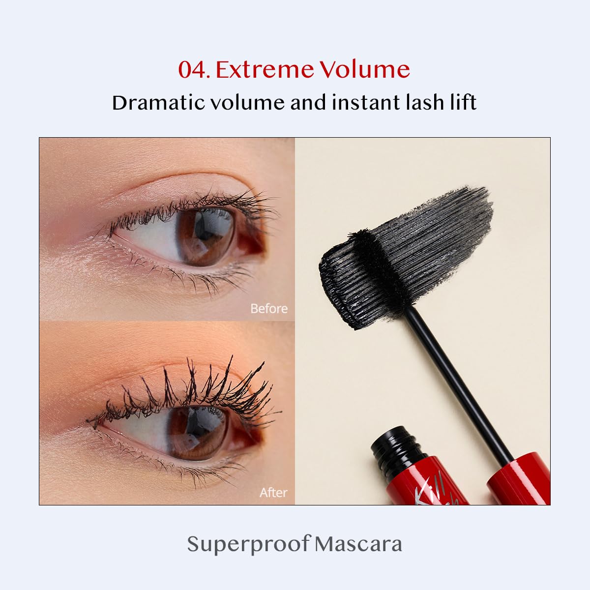 CLIO PROFESSIONAL peanut brush close-up that deposits full-volume product evenly