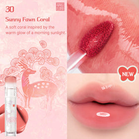 CLIO PROFESSIONAL rose oil ingredient visual indicating moisturizing comfort for lips