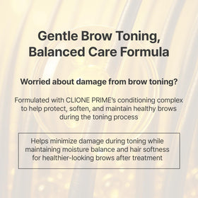 CLIONE PRIME applicator near eyebrow demonstrating control