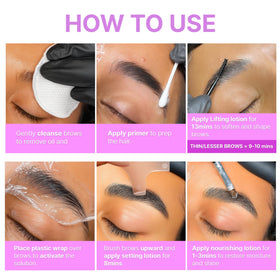 CLIONE PRIME brow shields and disposable wands for safe application