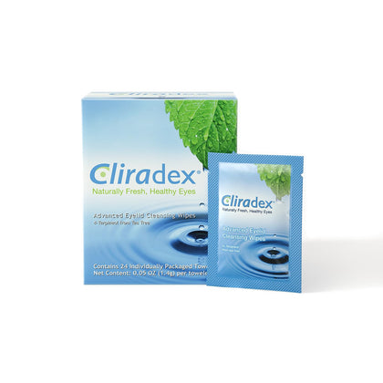 Cliradex front packaging showing product and benefits visibly