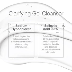 CLn gel texture on fingertip demonstrating gentle exfoliation
