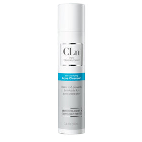 CLn in bathroom routine lifestyle scene showing simple daily acne care benefit