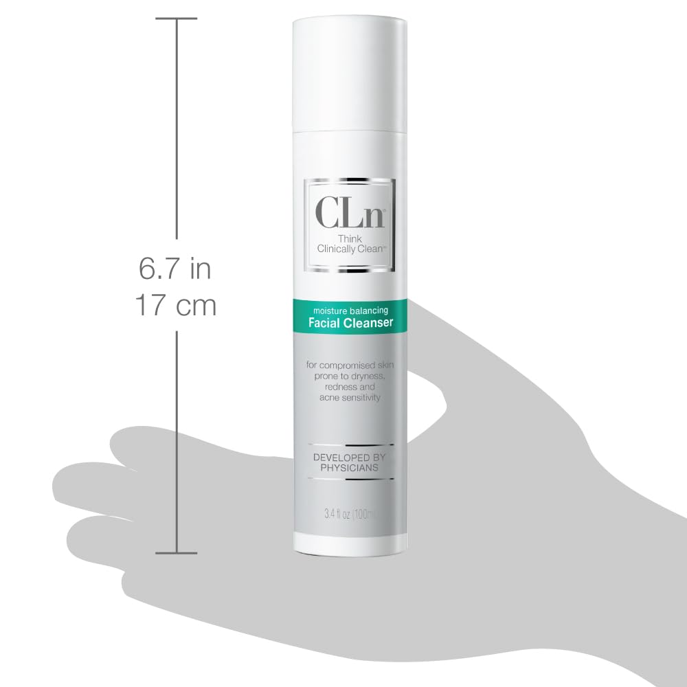 CLn in bathroom lifestyle scene showing daily routine integration