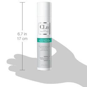 CLn in bathroom lifestyle scene showing daily routine integration