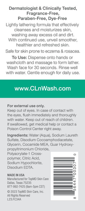 CLn pump top close-up highlighting easy dispensing and hygienic use