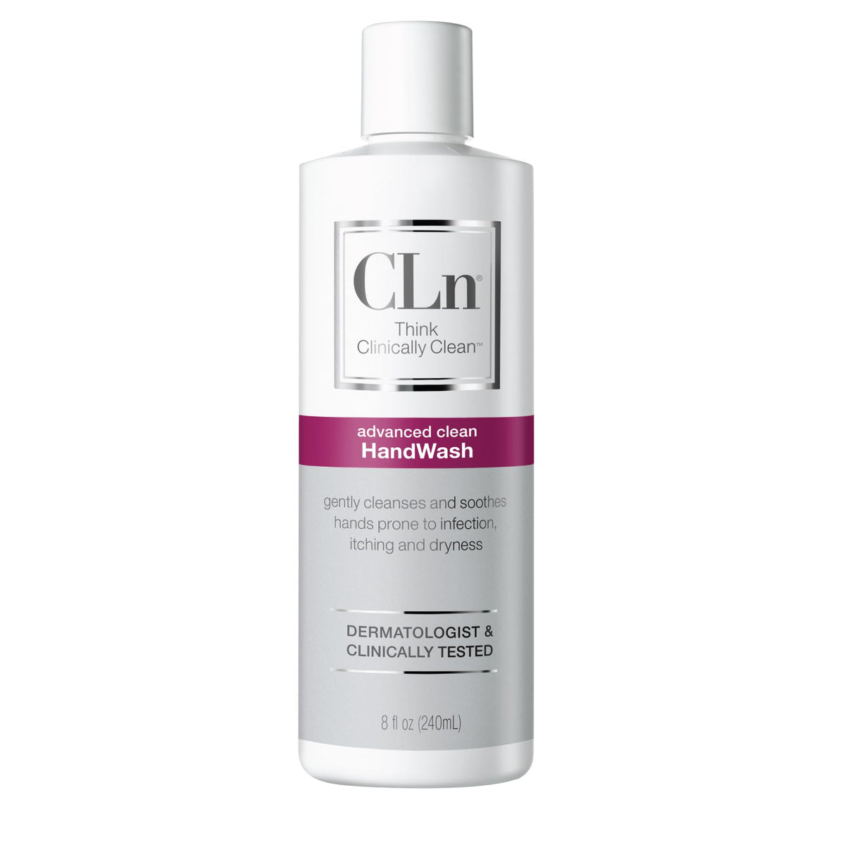 CLn handwash inside travel bag showing convenience for on-the-go skin protection benefit