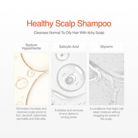 CLn ingredients panel label showcasing salicylic acid and sodium hypochlorite information