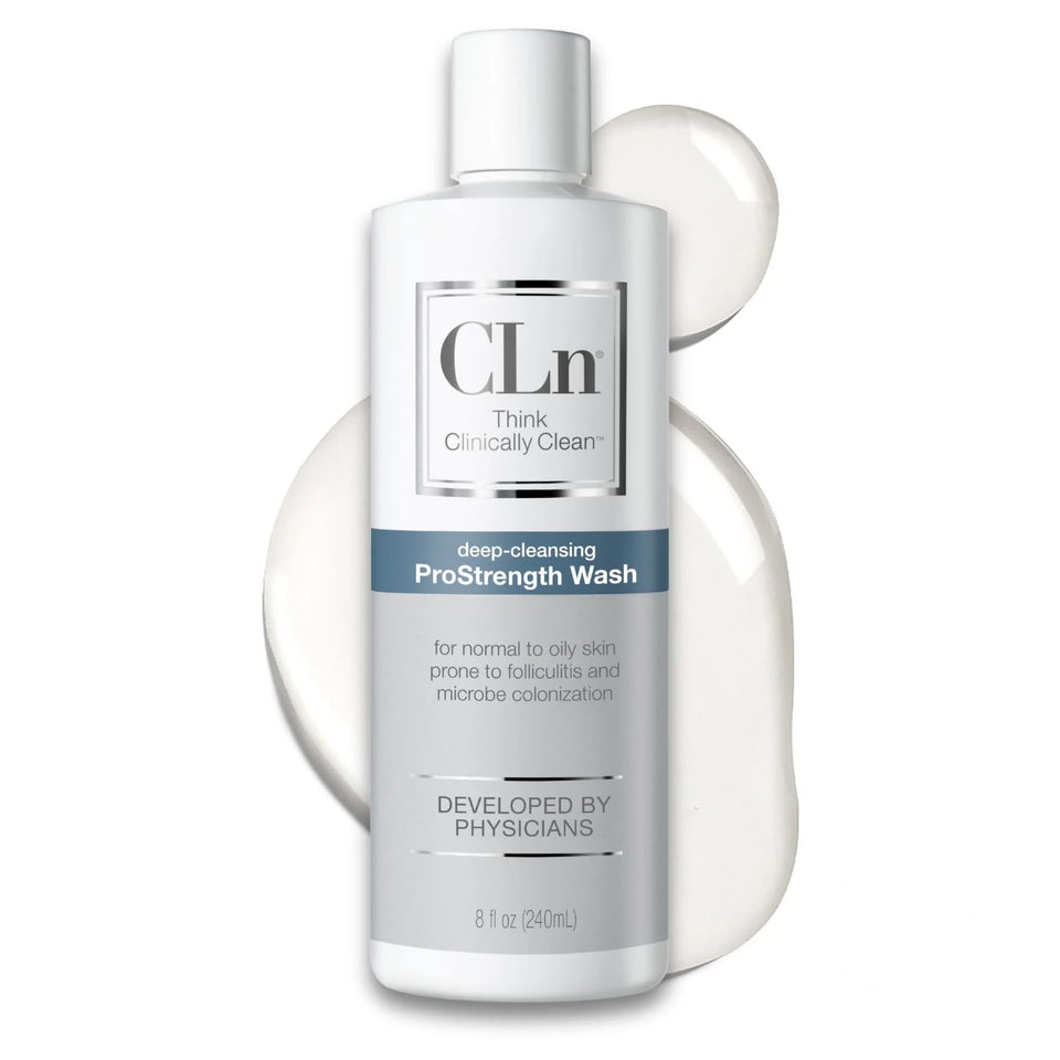 CLn ProStrength front bottle view showing clear clinical packaging and benefits