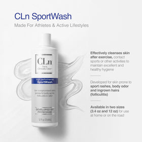 CLn SportWash inside a sports bag ready for post-workout use