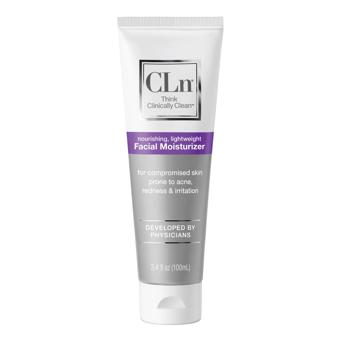 CLn tube back label directions view showing usage instructions and ingredient transparency