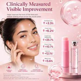CLNXMT applying stick under-eye to reduce tired-looking hollows