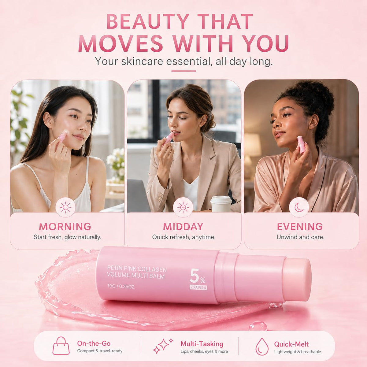 CLNXMT ingredient label highlighting PDRN, Volufiline, collagen blend