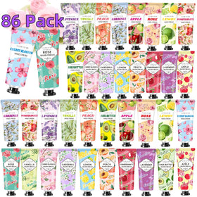 CLOTHES OF SKIN front-packaging showing bulk hand cream set and variety benefits