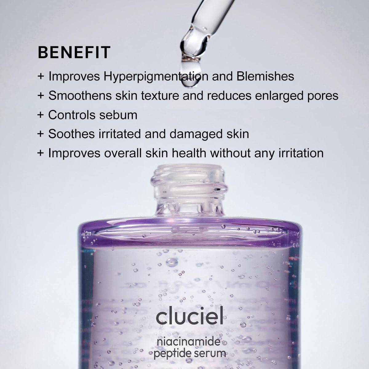 cluciel 50ml scale comparison illustrating travel-friendly size