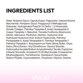 cluciel flatlay with complementary skincare showing multi-step routine compatibility benefit